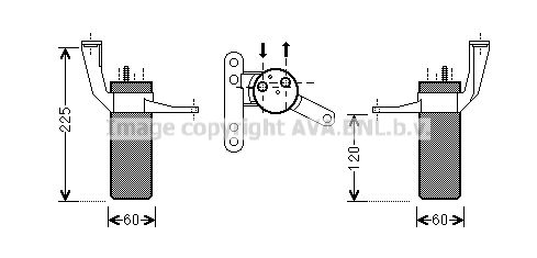 AVA QUALITY COOLING Kuivain, ilmastointilaite RTD442